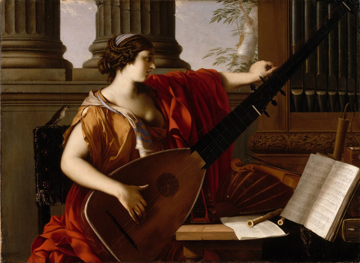 Alegoria da Música, 1649 de Laurent de la Hyre