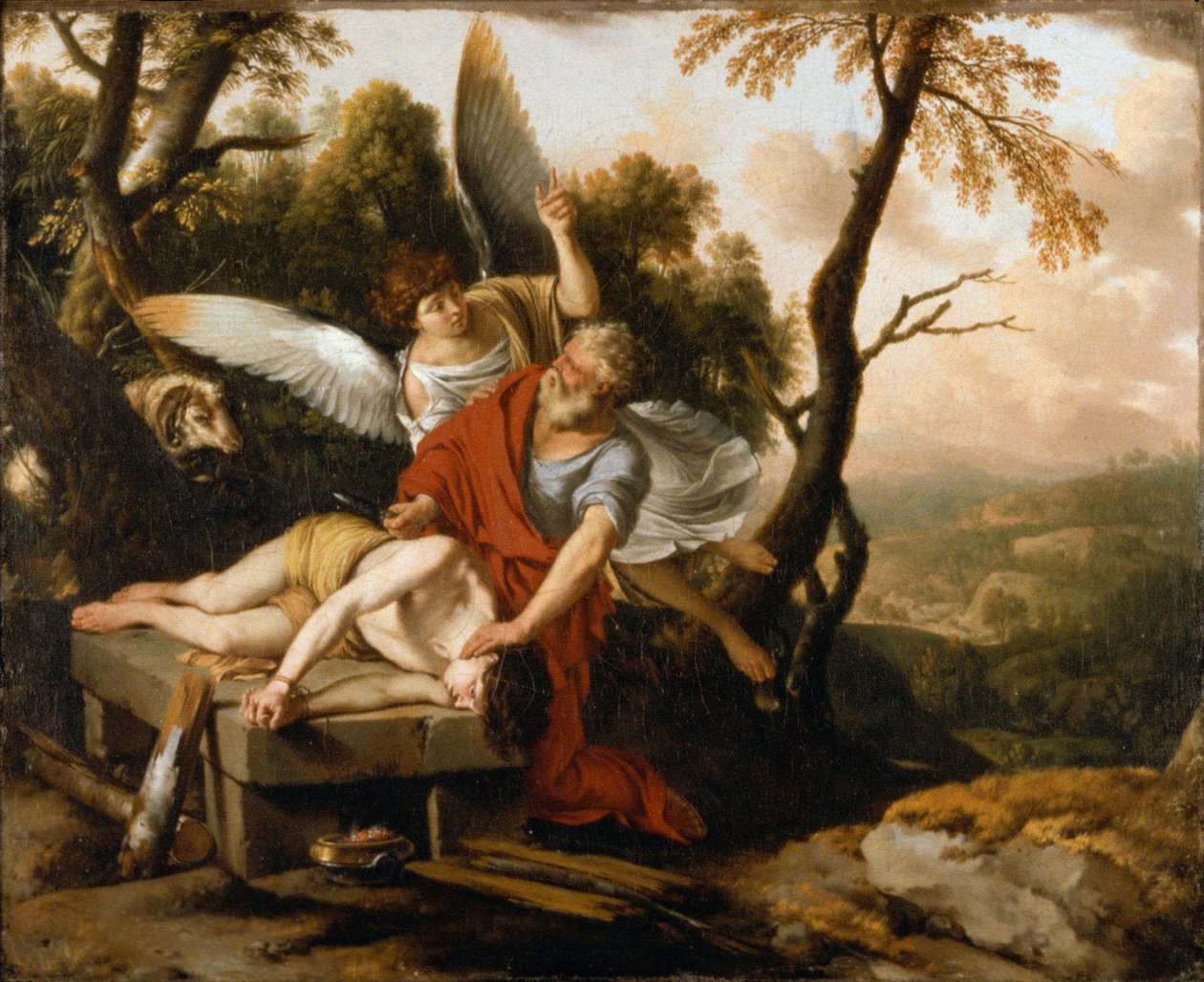 O sacrifício de Isaac de Laurent de la Hyre