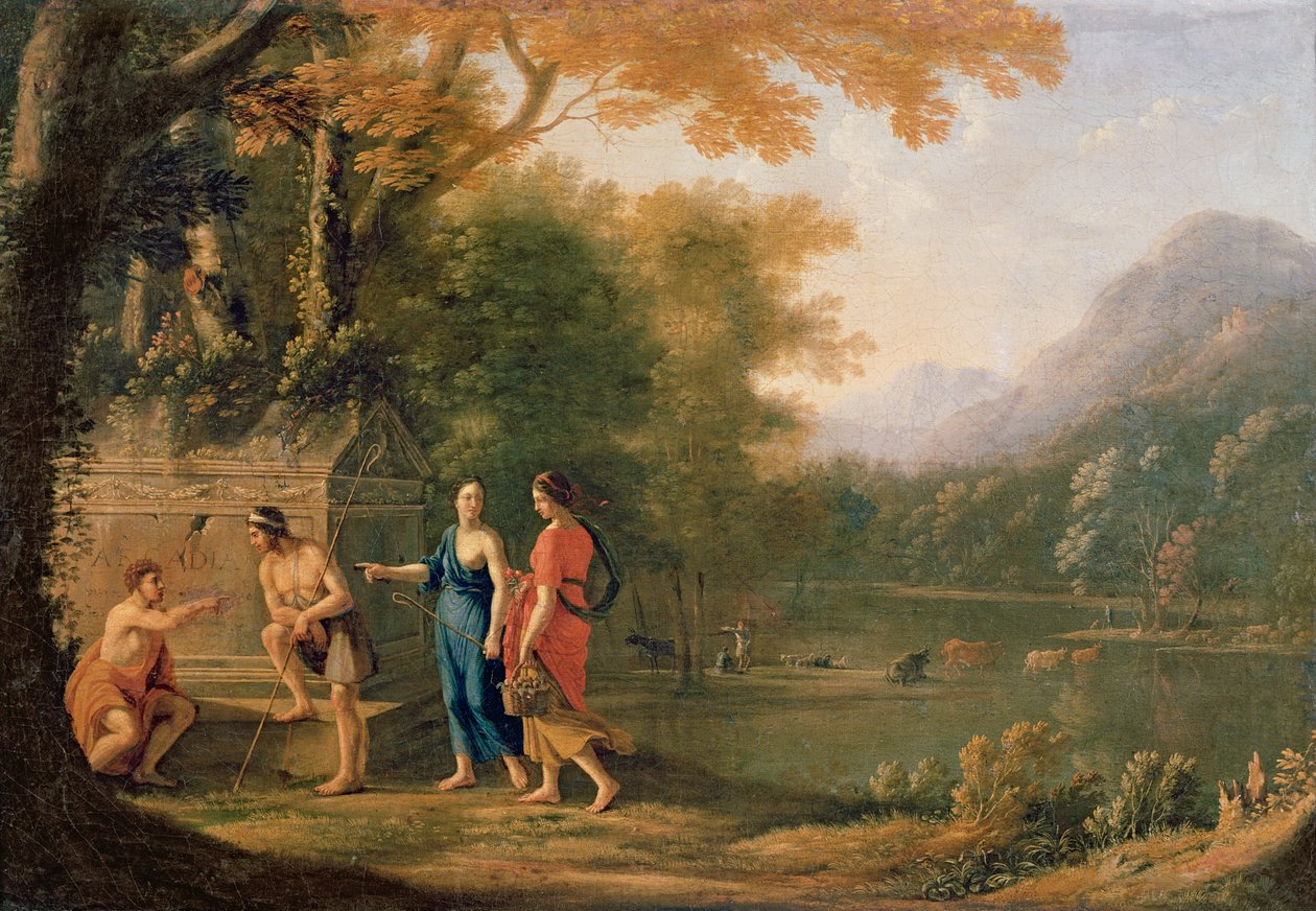 Os Pastores Arcadianos de Laurent de la Hyre