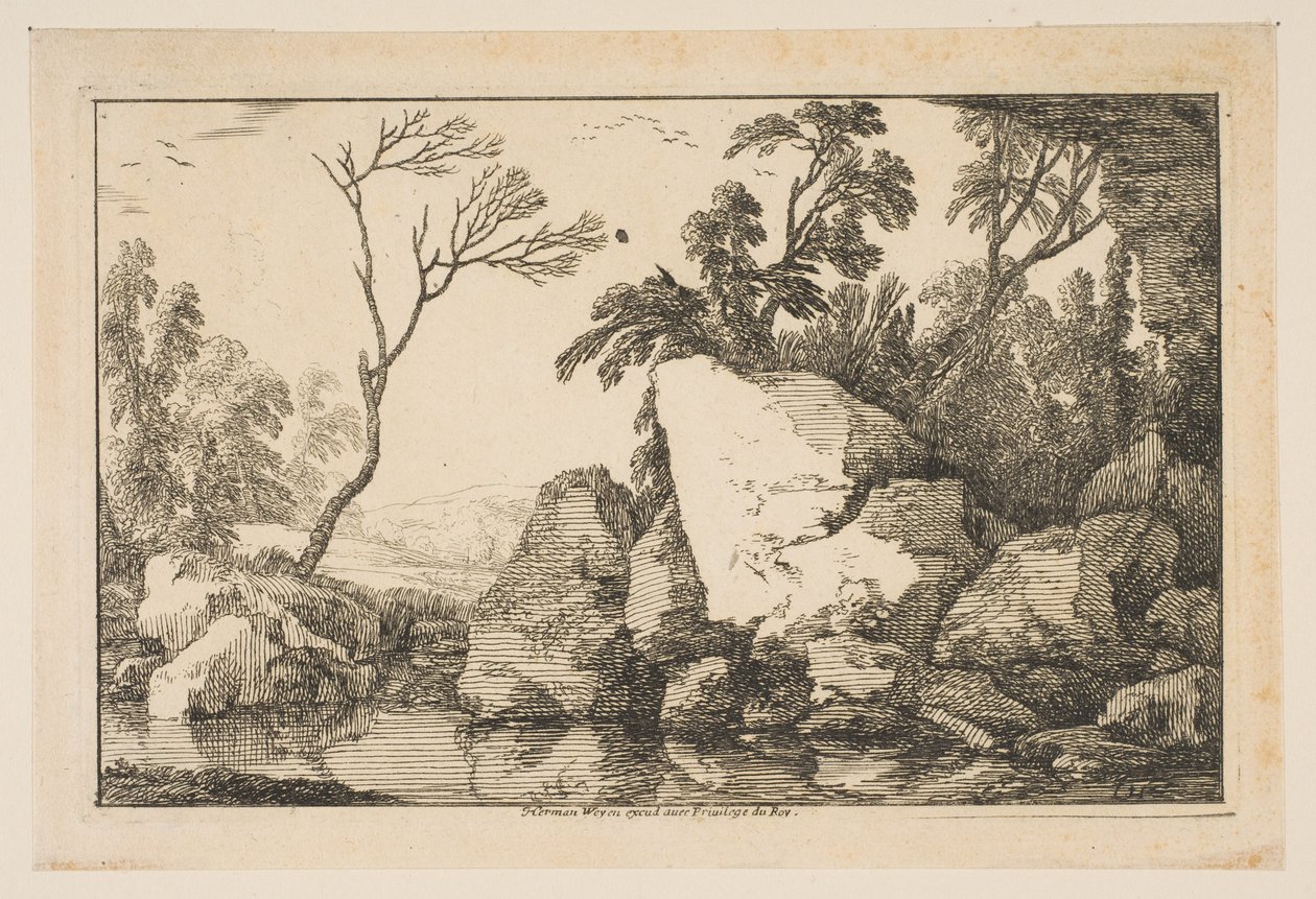 A árvore morta, 1640. de Laurent de la Hyre