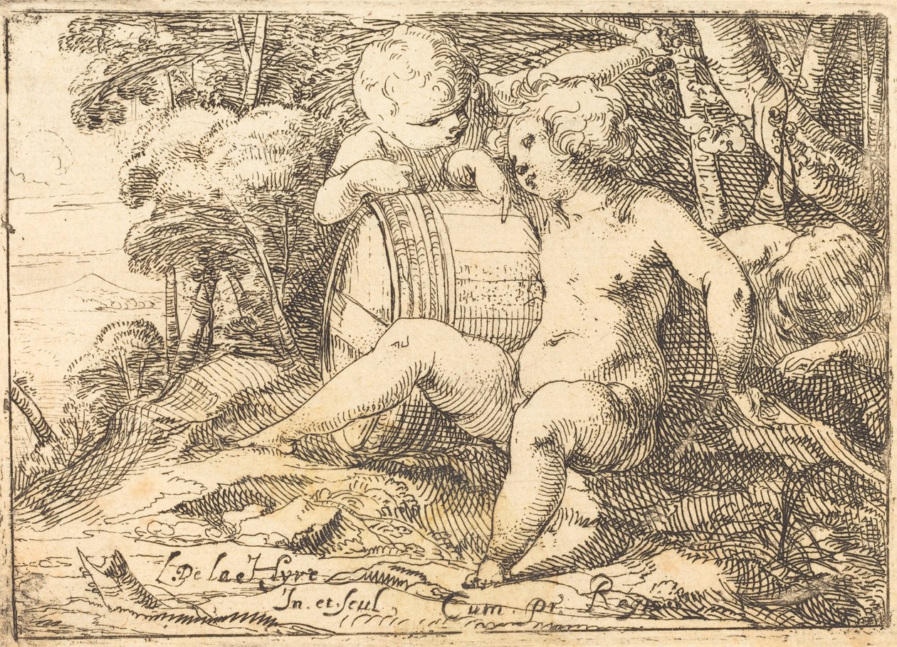 Três filhos báquicos de Laurent de la Hyre