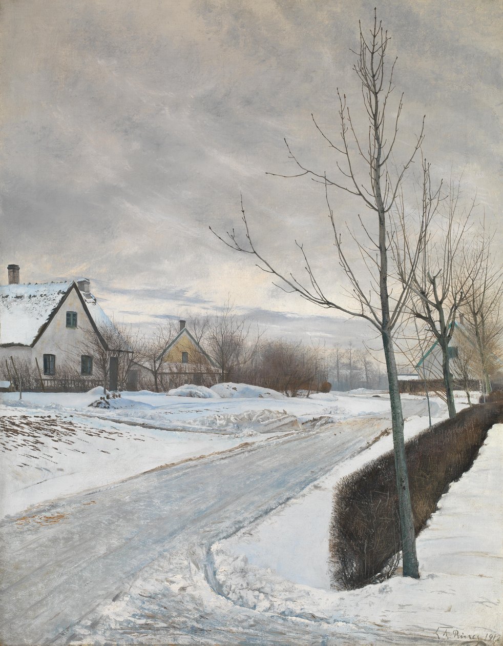 Dia de inverno de Laurits Andersen Ring