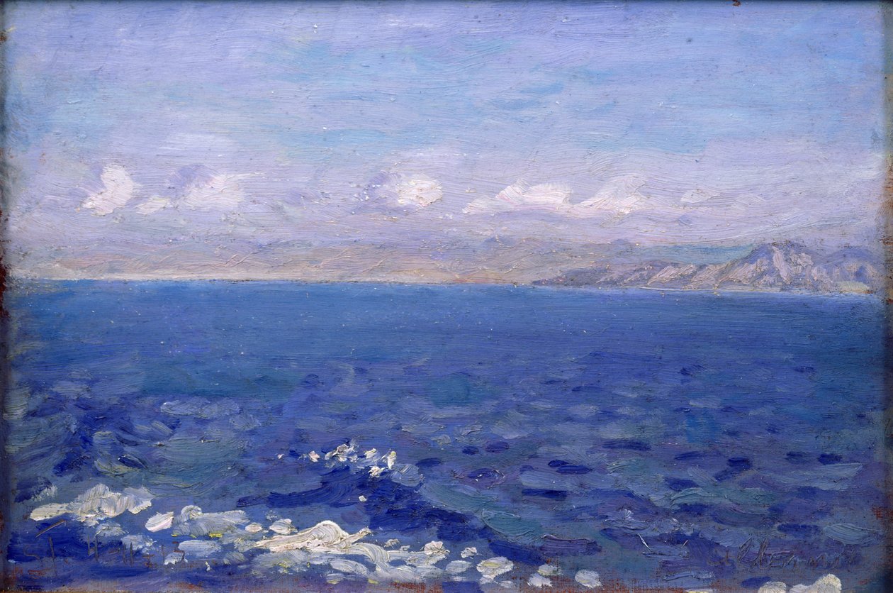 O mar albanês de Laurits Regner Tuxen
