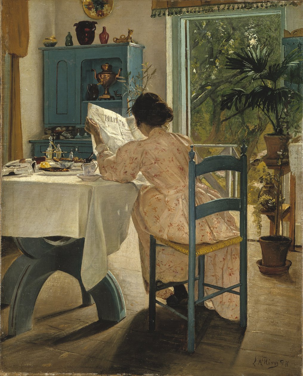No café da manhã de Laurits Andersen Ring
