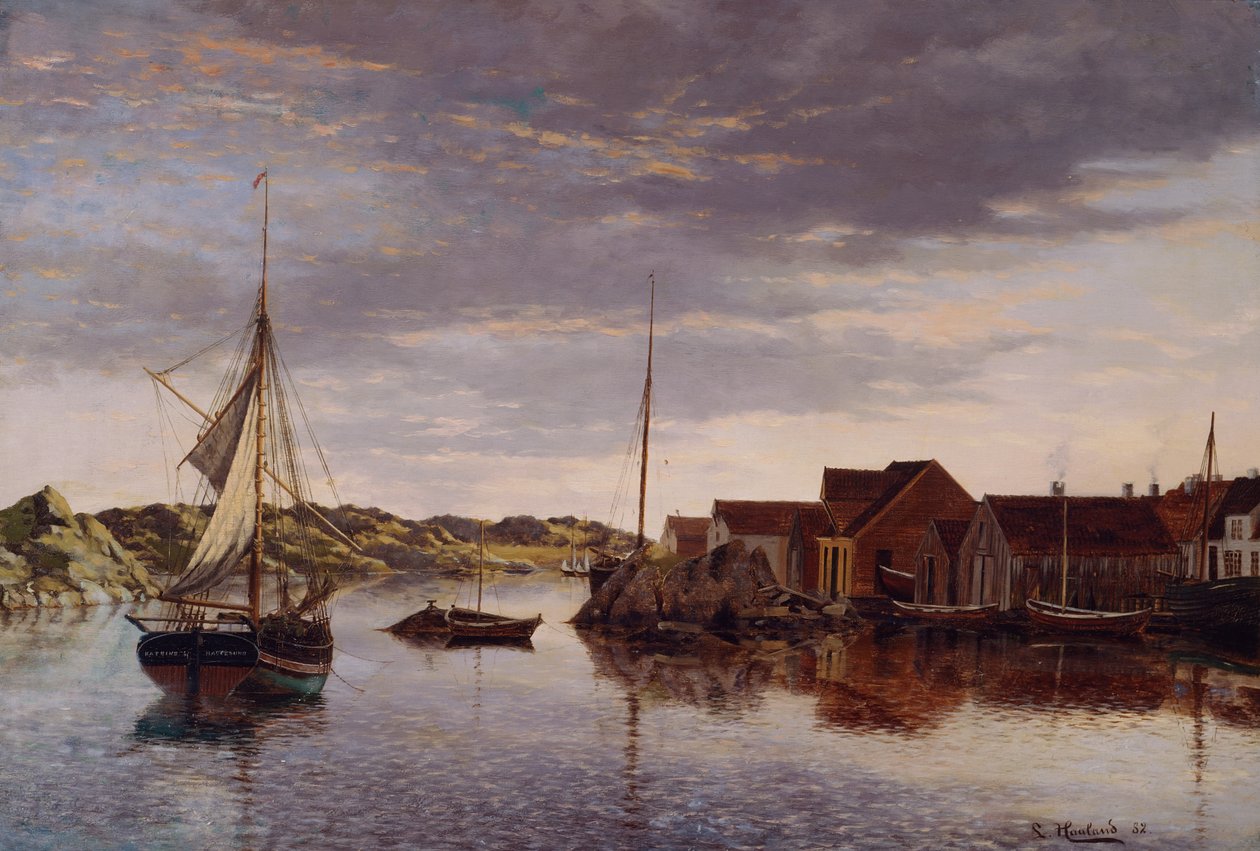 Aldeia piscatória de Lauritz Haaland