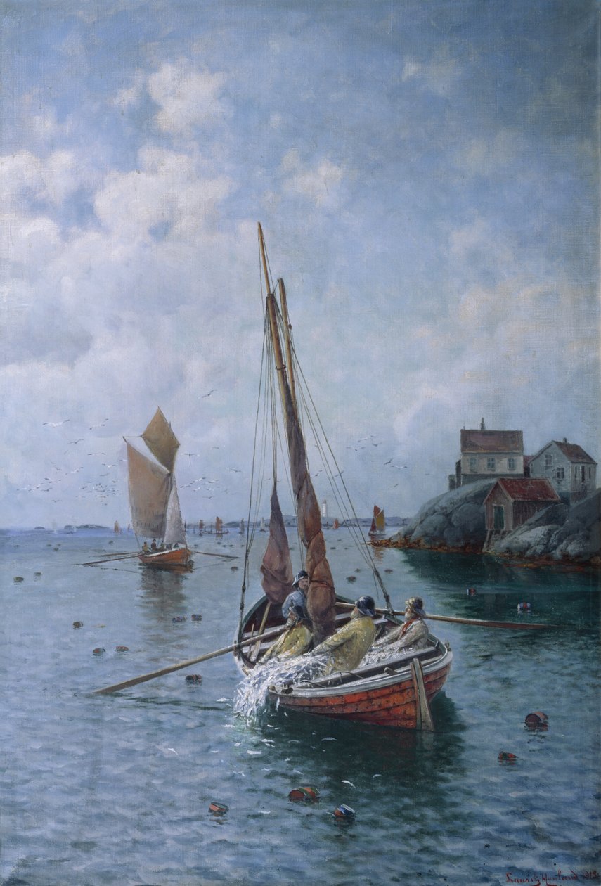 Pesca do arenque de Lauritz Haaland