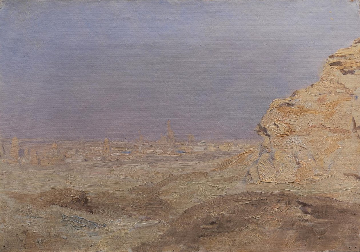 Uma vista do Cairo de Laurits Regner Tuxen