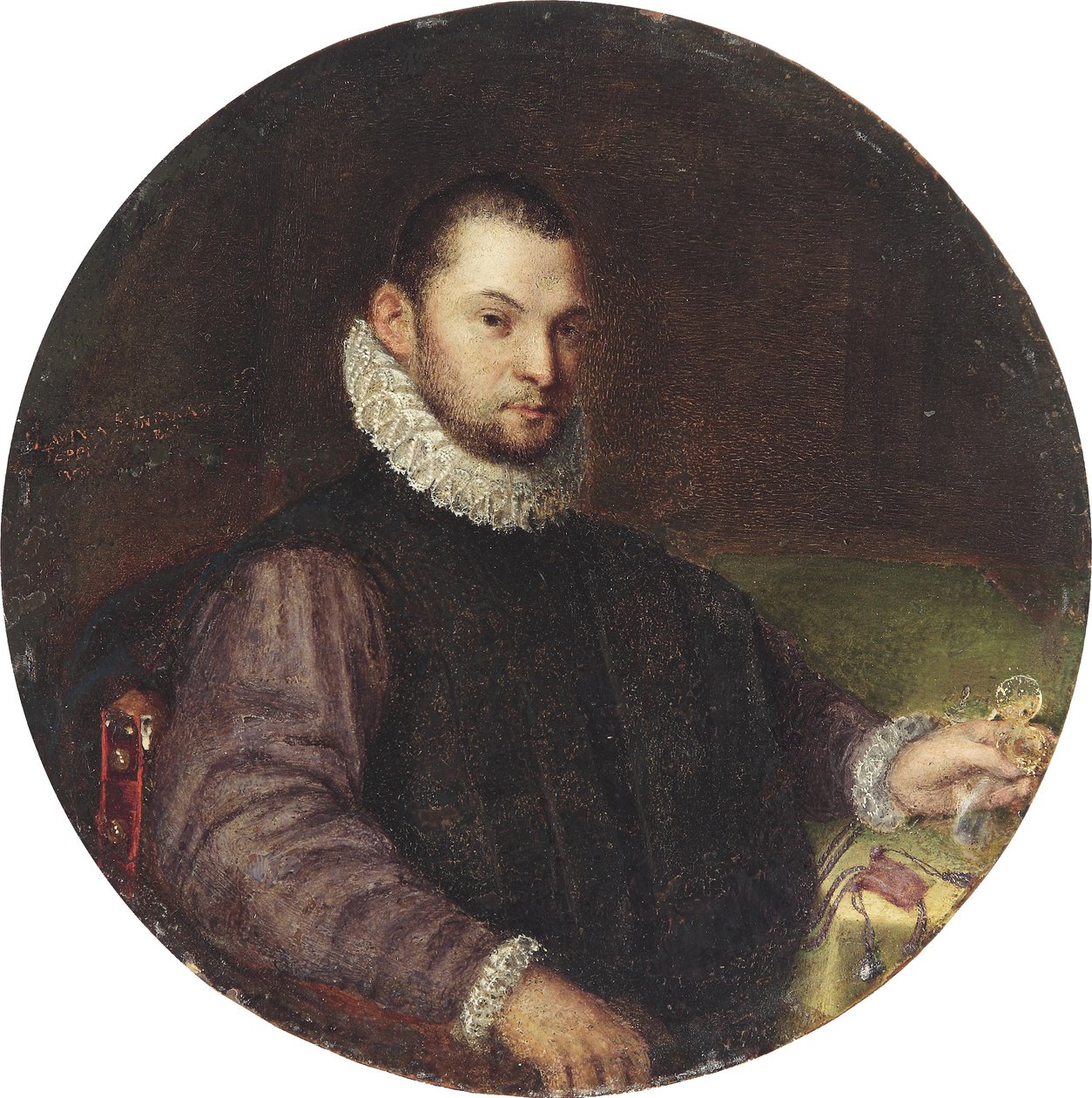 Retrato de um jovem de Lavinia Fontana