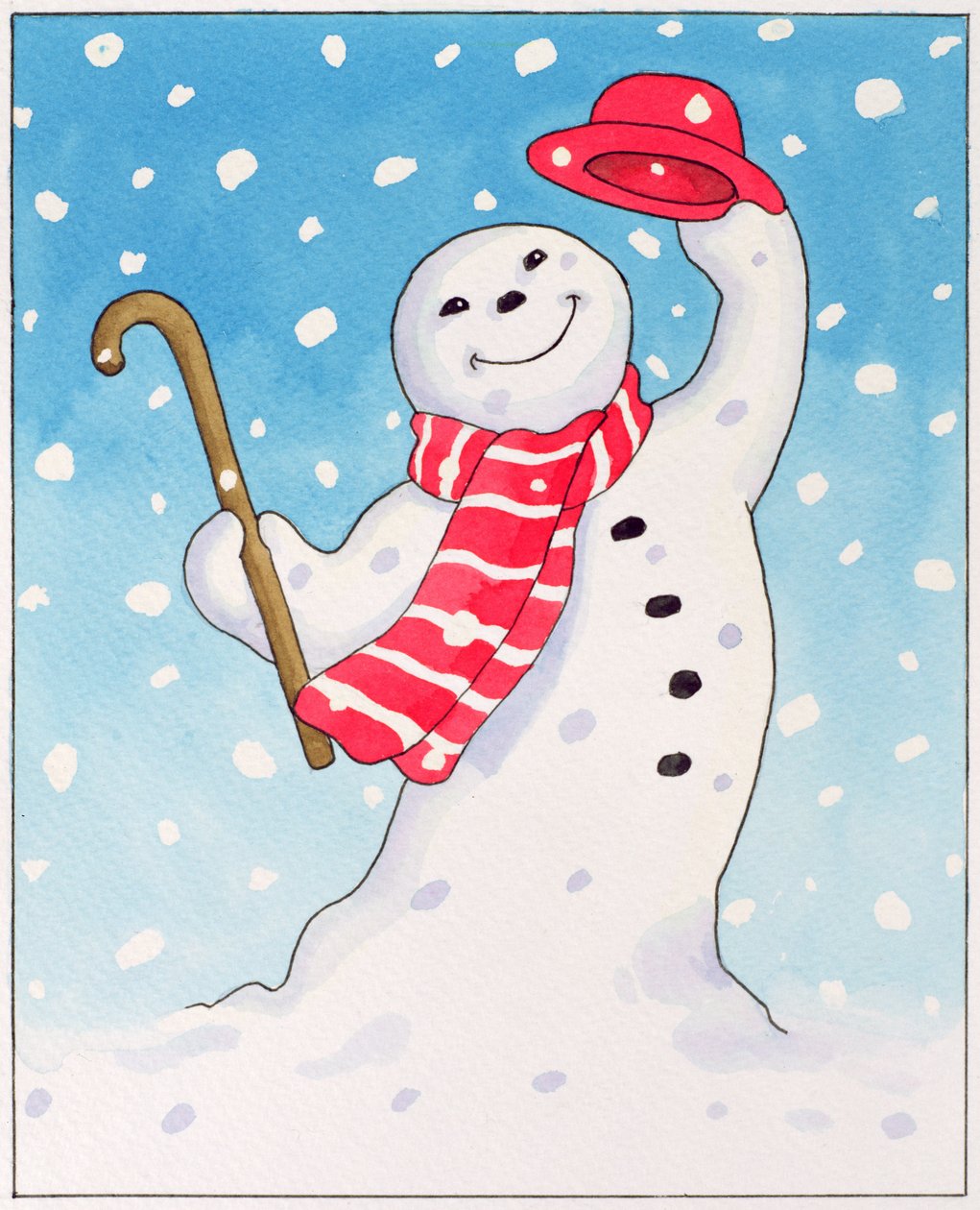 Boneco de Neve Dançante, 1996 (wc) de Lavinia Hamer