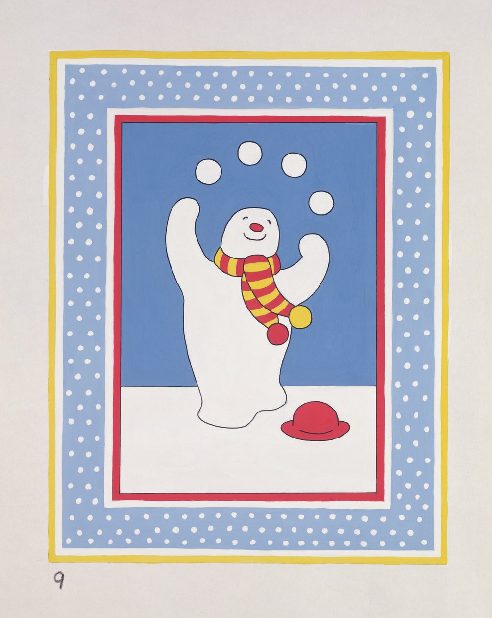 Malabarismo boneco de neve de Lavinia Hamer