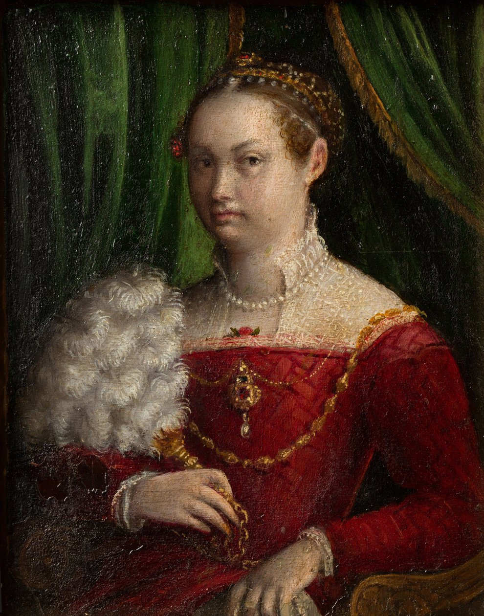 Auto-retrato, ca 1577-1585. de Lavinia Fontana