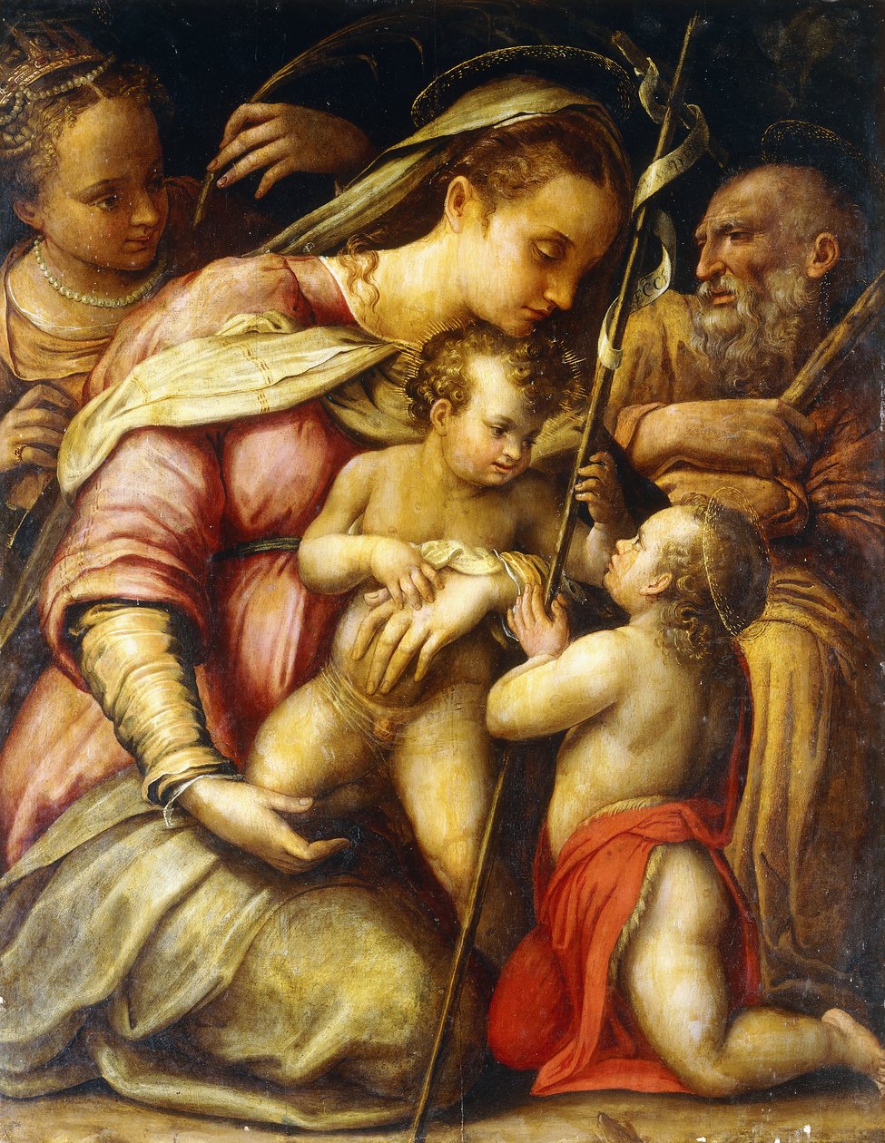 A Sagrada Família com o infante São João Batista e Santa Catarina, de Lavinia Fontana