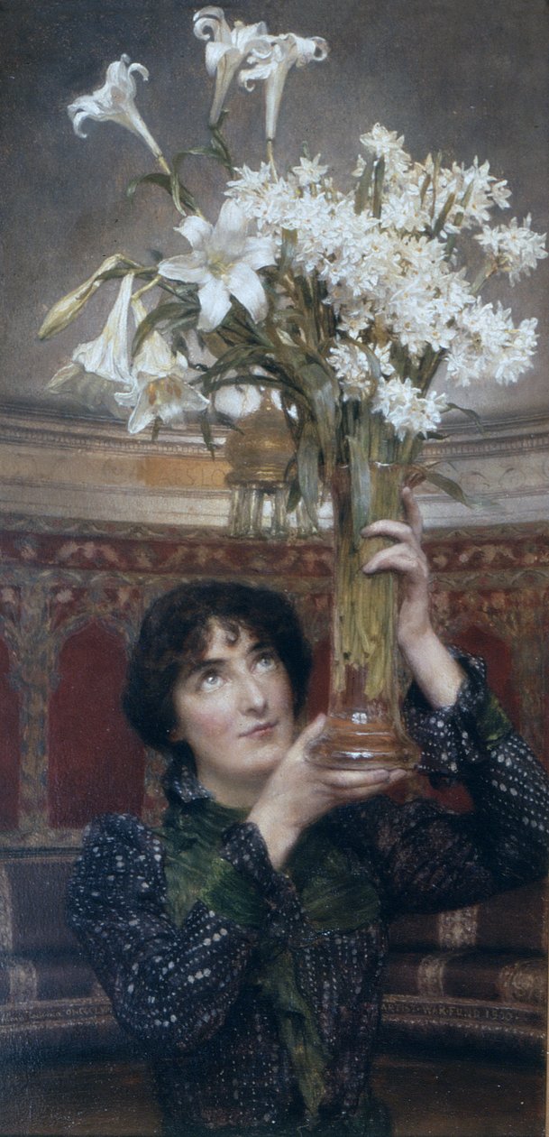 Uma bandeira da trégua, 1900 (veja também 198353) de Lawrence Alma Tadema