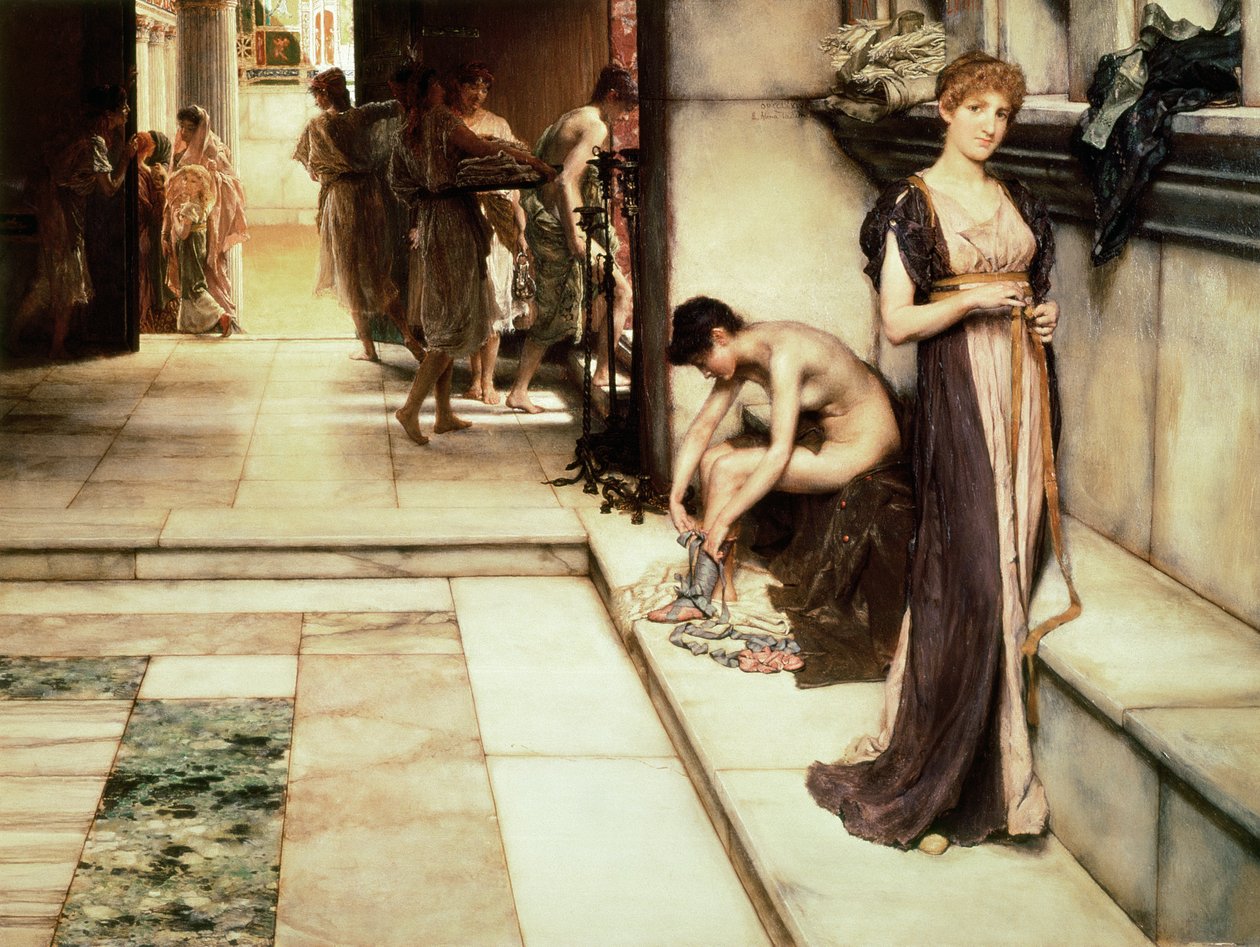 Um Apodyterium, 1886 de Lawrence Alma Tadema