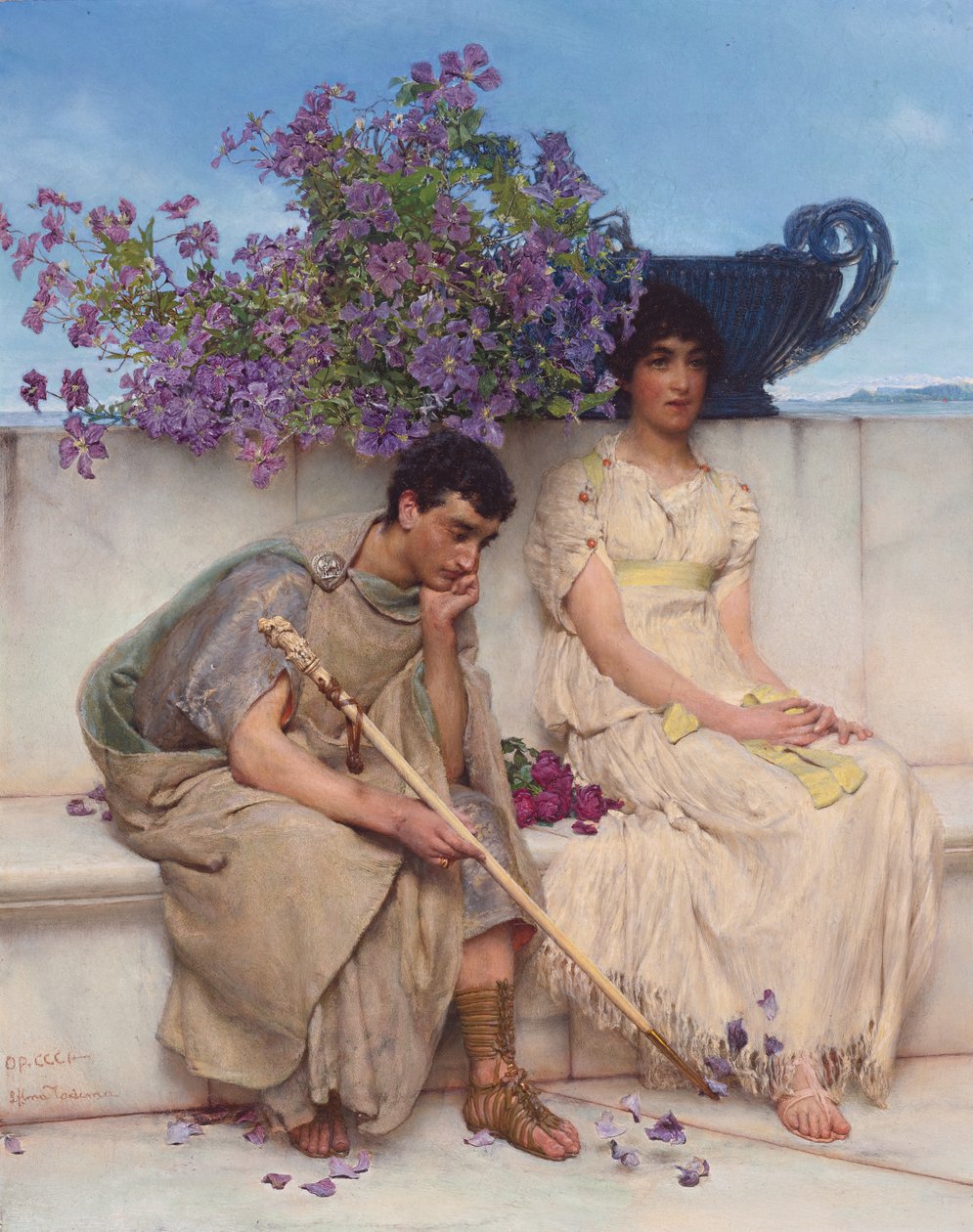 Um silêncio eloqüente de Lawrence Alma Tadema