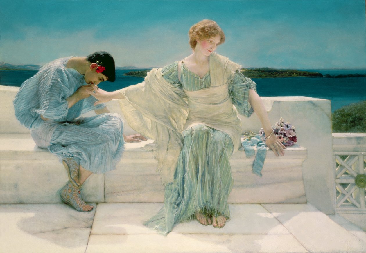 Não me pergunte mais, 1906 de Lawrence Alma Tadema