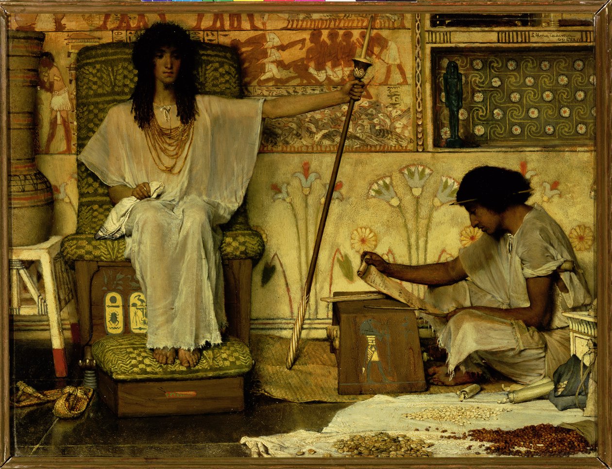 José, Supervisor de Faraós Celeiro, 1874 de Lawrence Alma Tadema