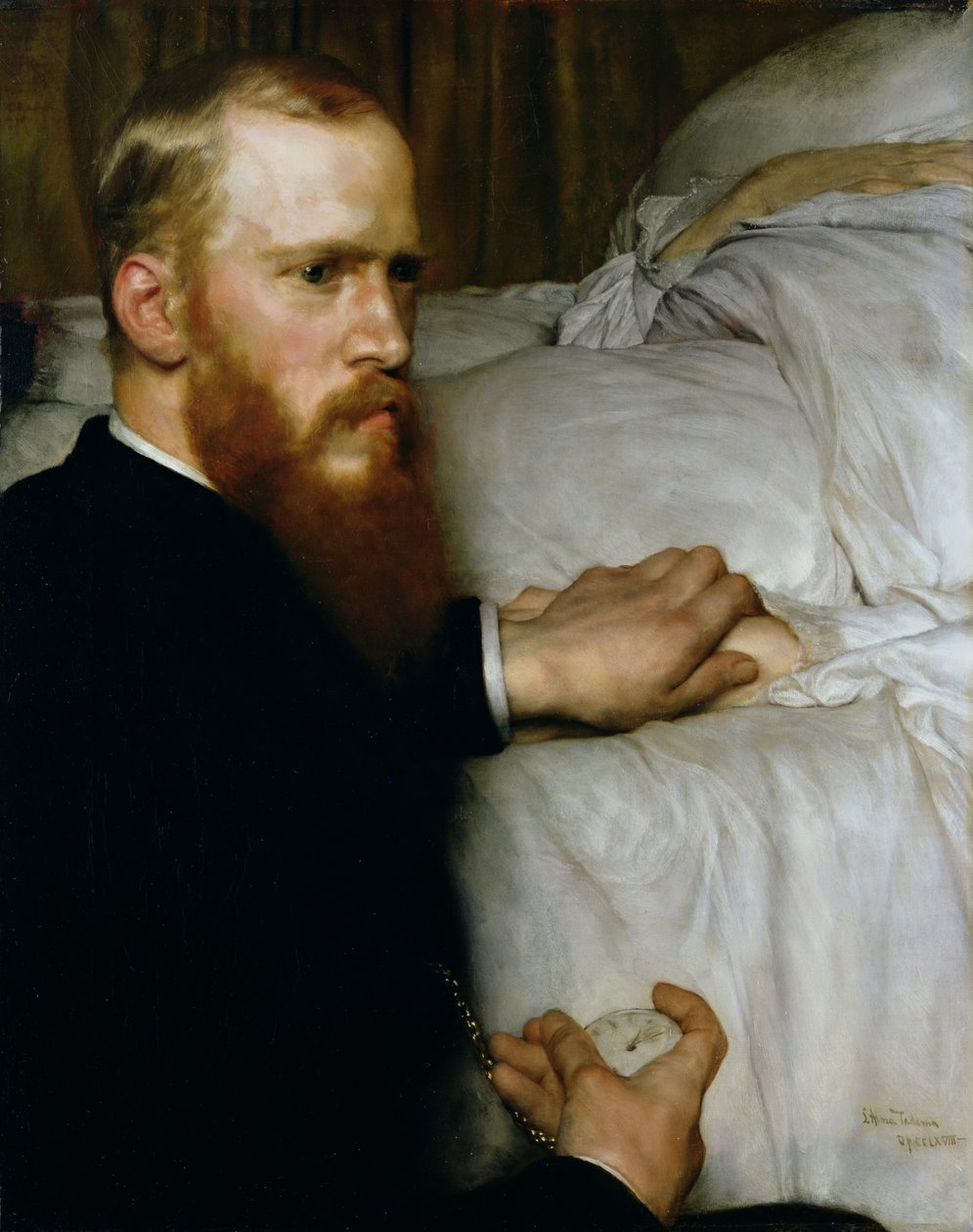 Retrato do Dr. Washington Epps, My Doctor, maio de 1885 de Lawrence Alma Tadema