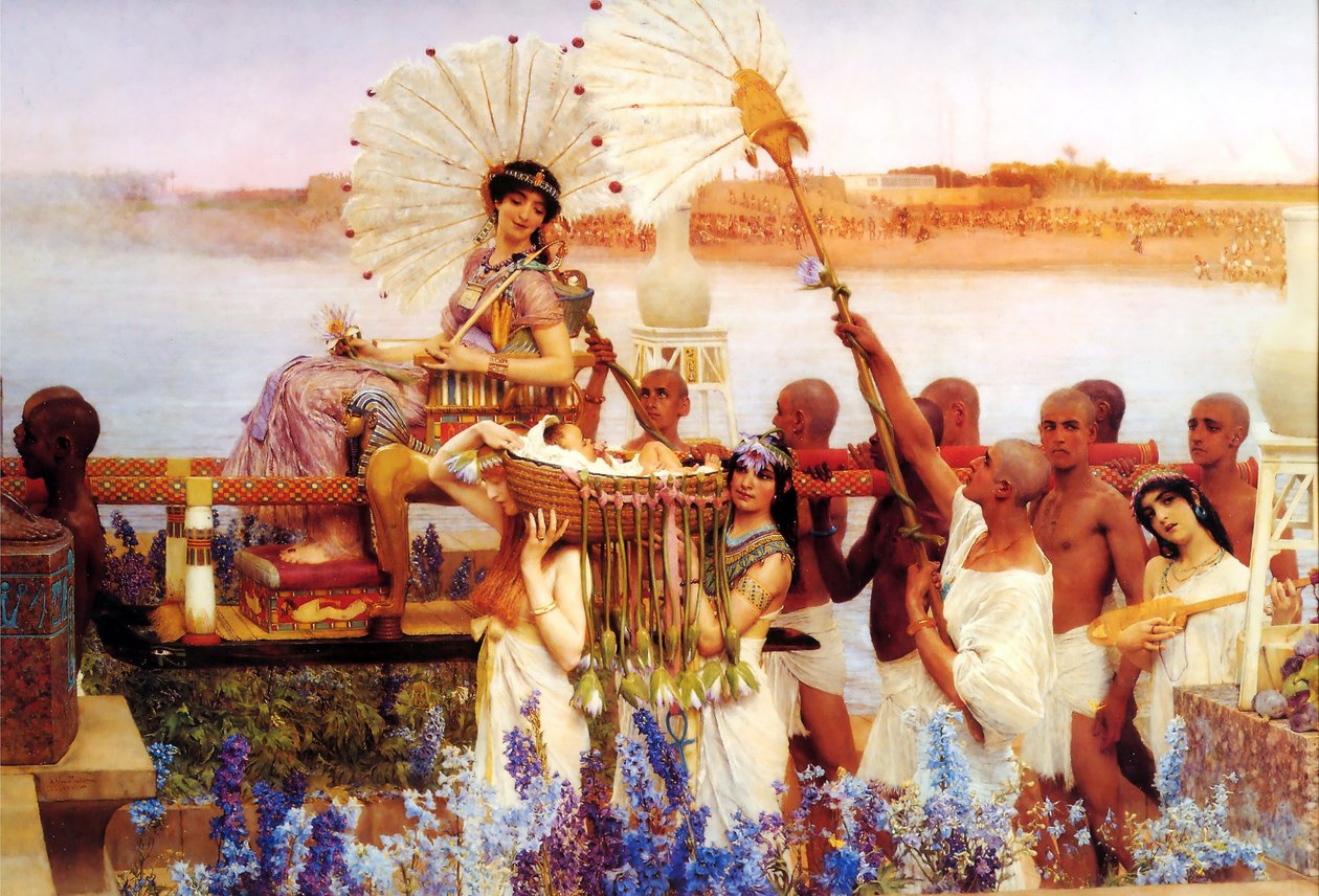 A descoberta de Moisés de Lawrence Alma Tadema