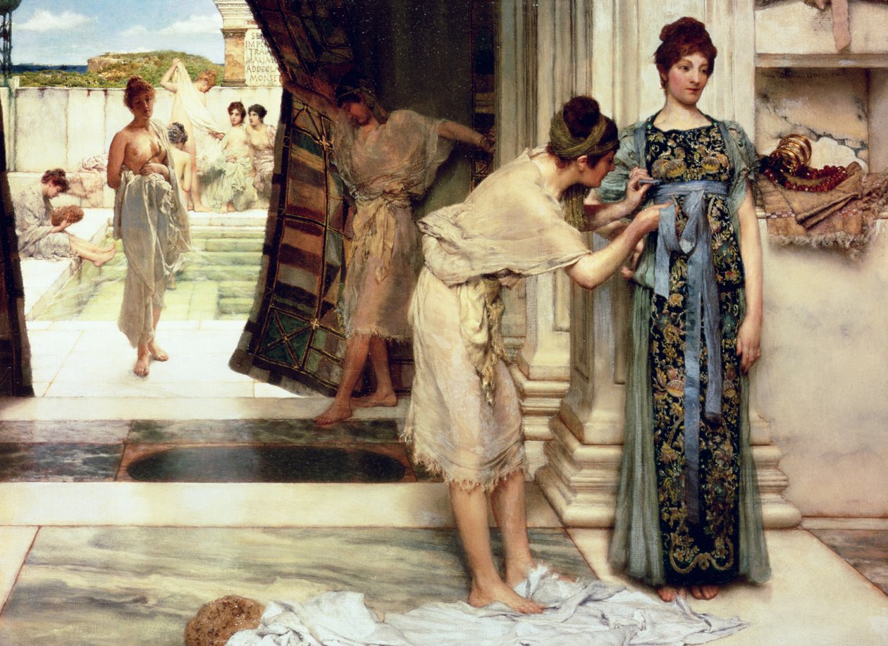 O Frigidarium, 1890 de Lawrence Alma Tadema