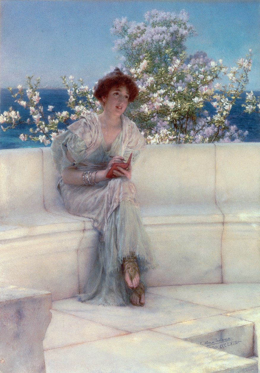 O ano na primavera, tudo bem com o mundo, 1902 de Lawrence Alma Tadema