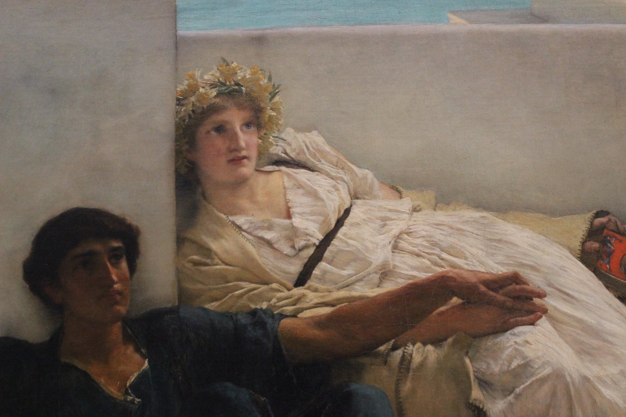 Uma leitura de Homero de Lawrence Alma Tadema