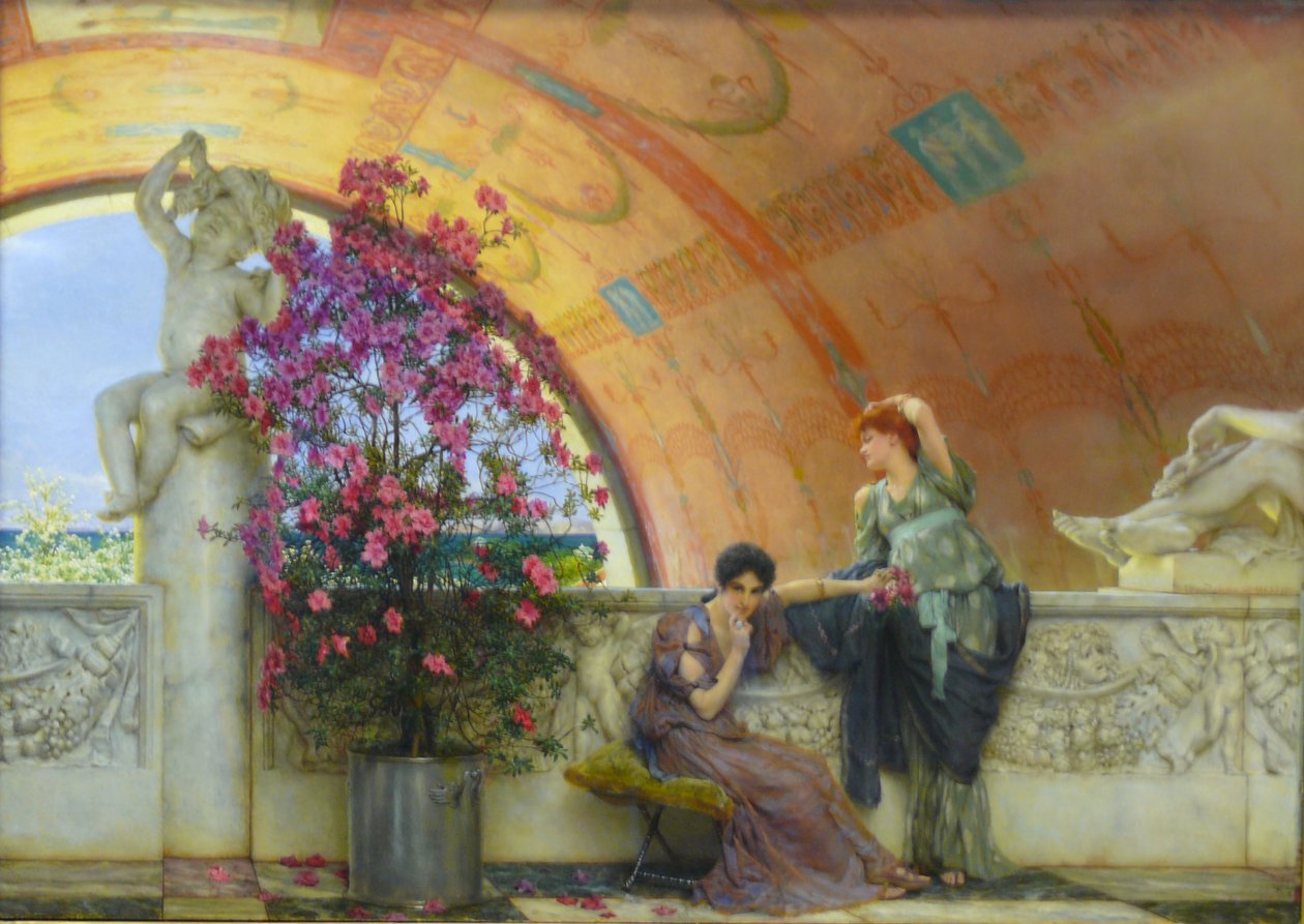 Rivais Inconscientes de Lawrence Alma Tadema
