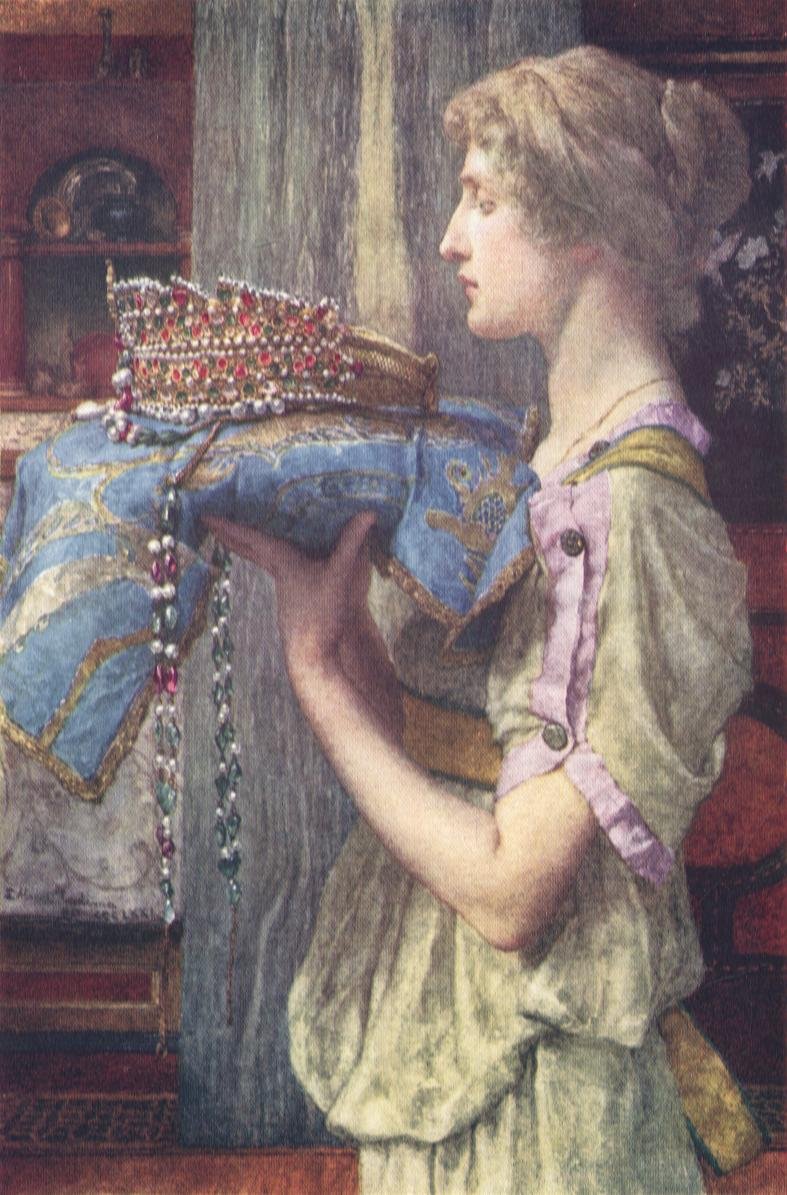 A CrownnFrancais: uma coroa de Lawrence Alma Tadema