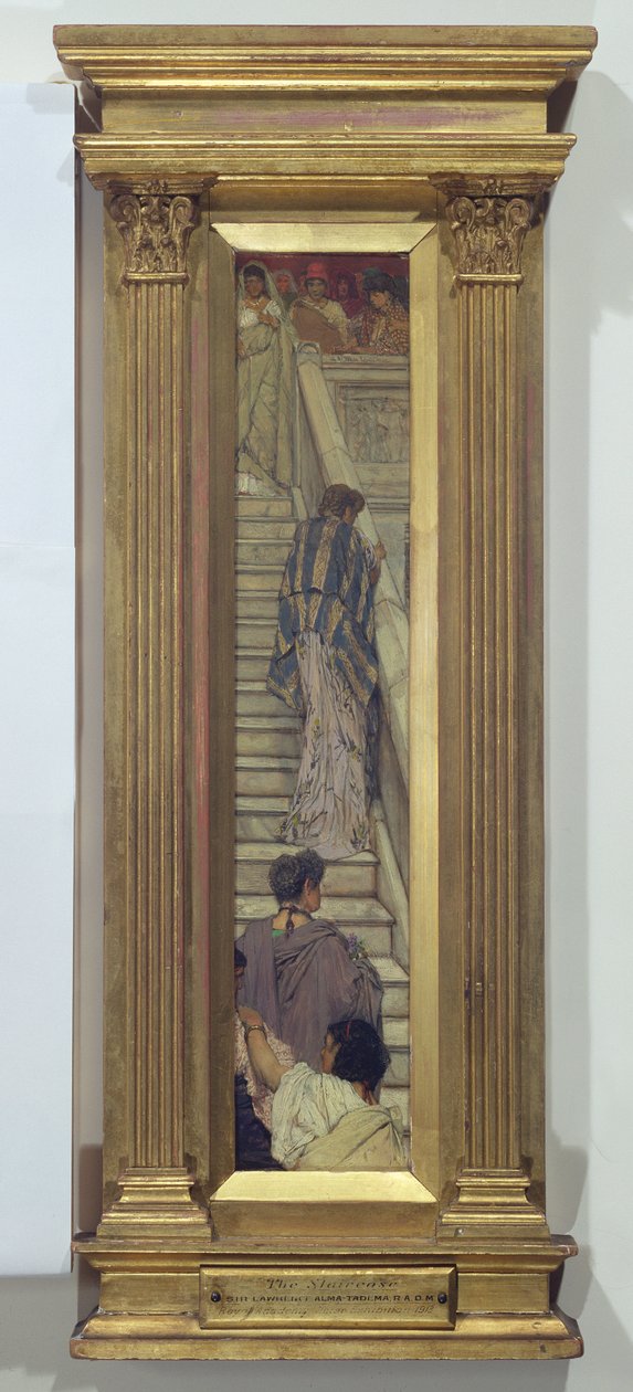 Uma escadaria, 1870 de Lawrence Alma Tadema