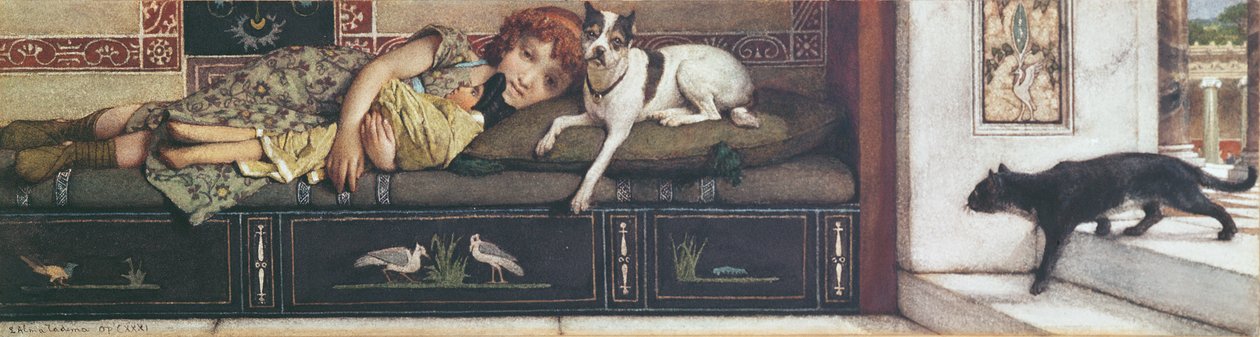 Bons amigos de Lawrence Alma Tadema