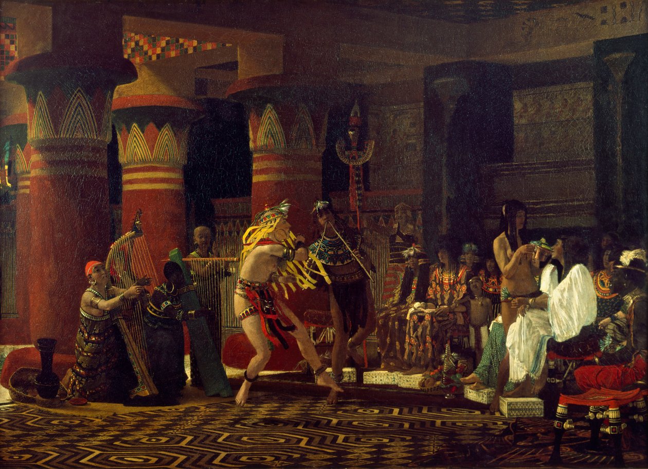 Passatempos no Antigo Egito, 3000 anos atrás, 1863 de Lawrence Alma Tadema