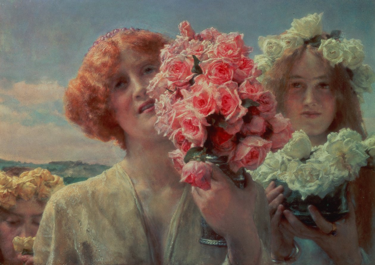 Oferta de verão, 1911 de Lawrence Alma Tadema
