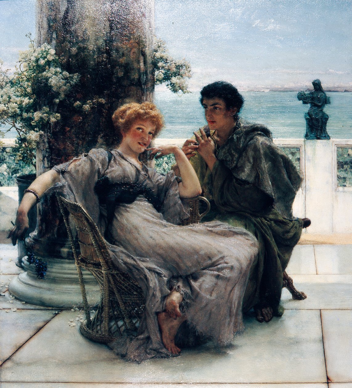 Namoro (O pedido de casamento) de Lawrence Alma Tadema