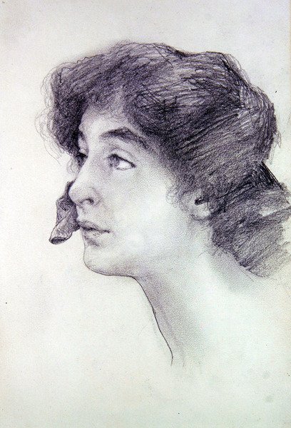 Retrato da Srta. James de Lawrence Alma Tadema