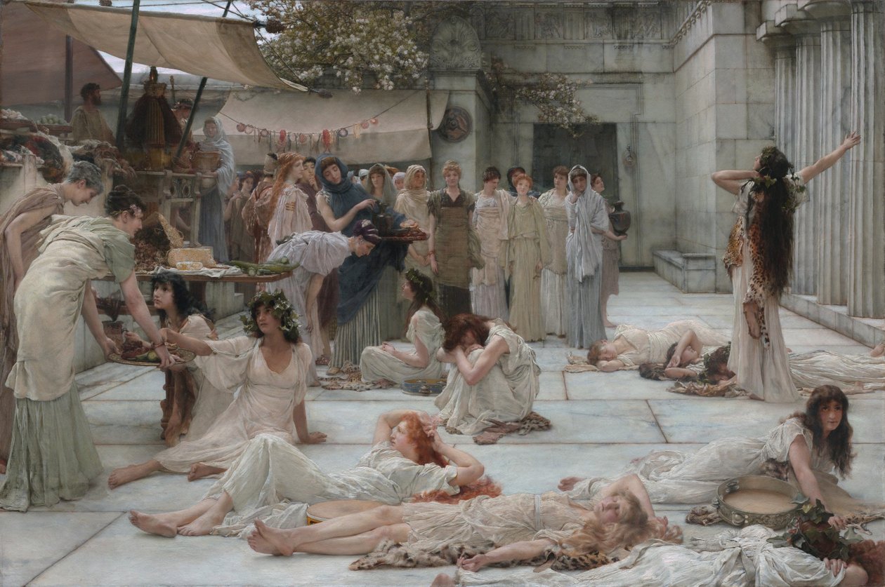 As mulheres de Anfissa de Lawrence Alma-Tadema