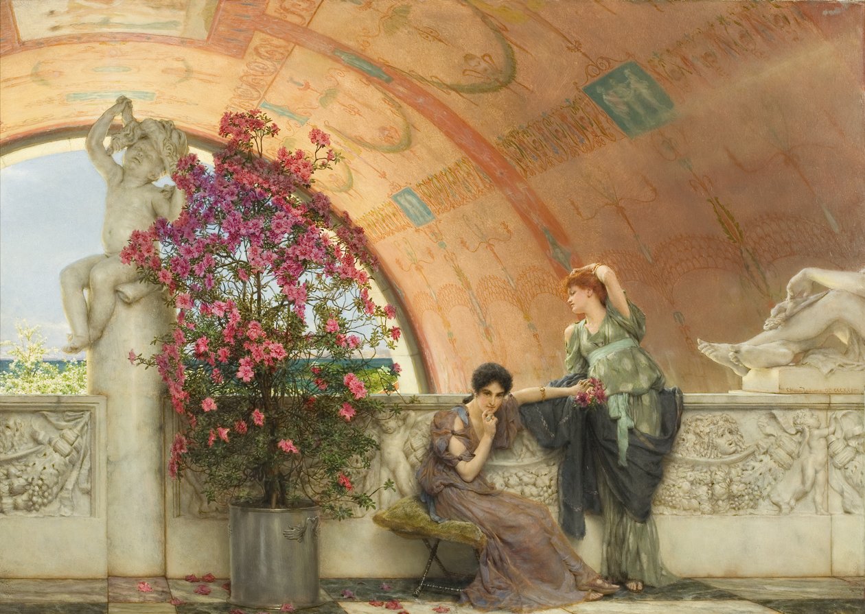 Rivais Inconscientes de Lawrence Alma Tadema