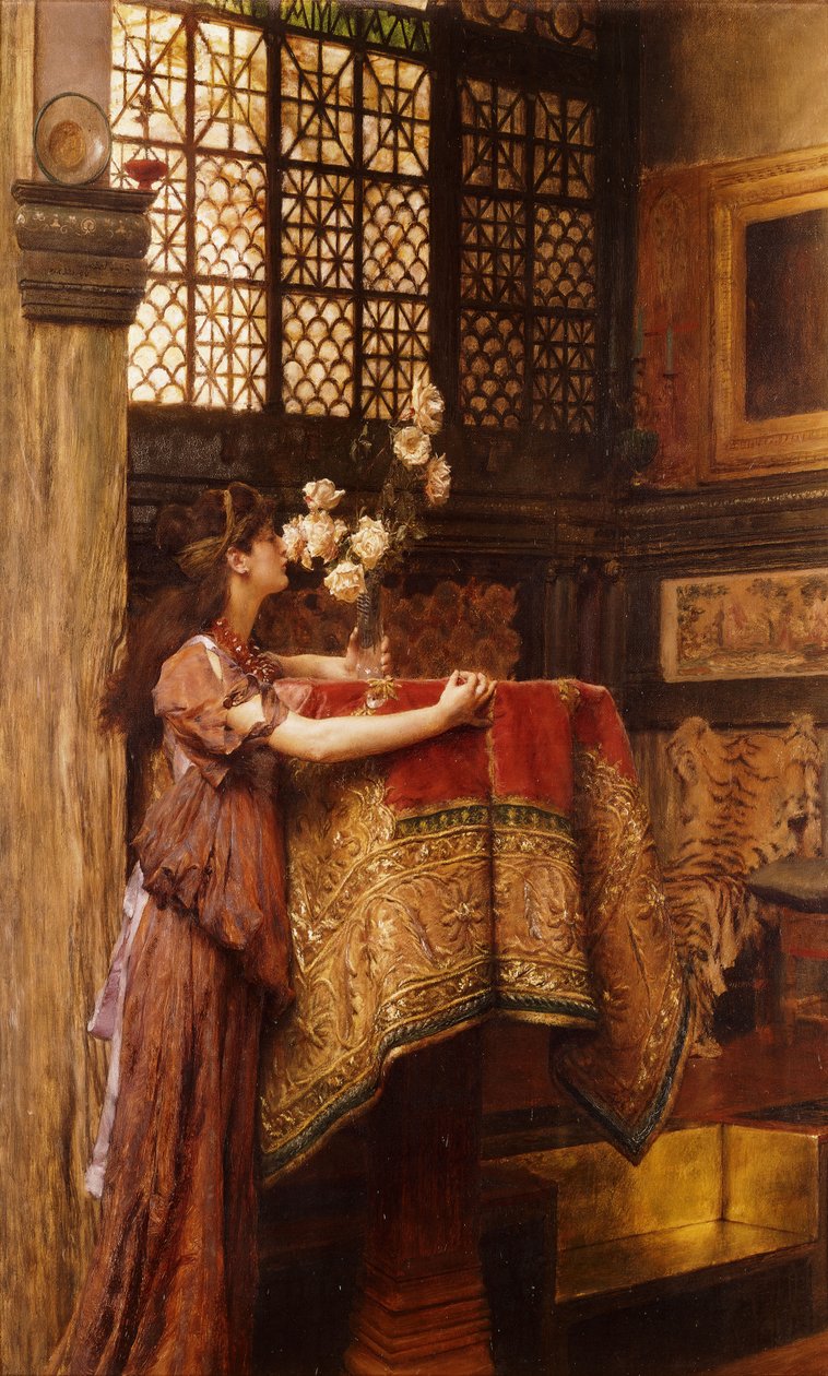 Um canto do meu estúdio, 1893 de Lawrence Alma Tadema
