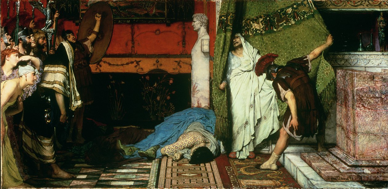 Um Imperador Romano, 41 d.C. - Cláudio de Lawrence Alma Tadema