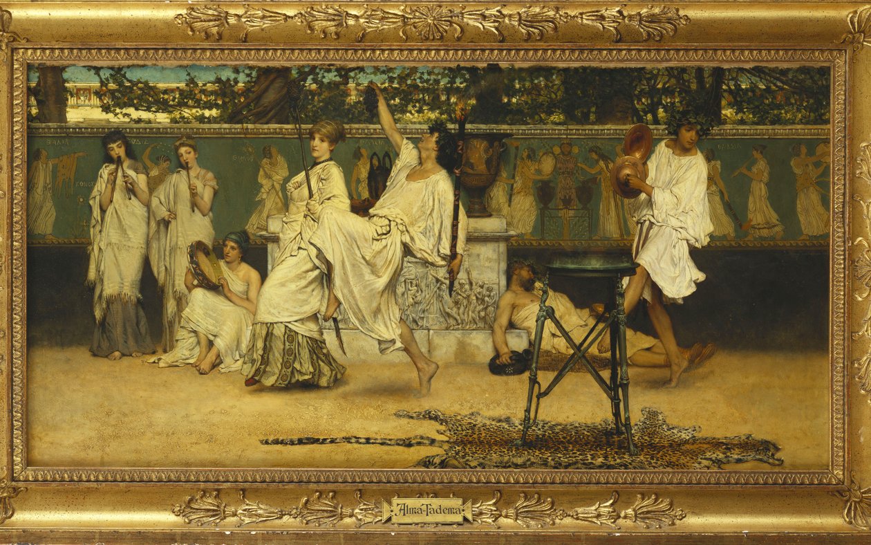 Bacanal, 1871 de Lawrence Alma Tadema