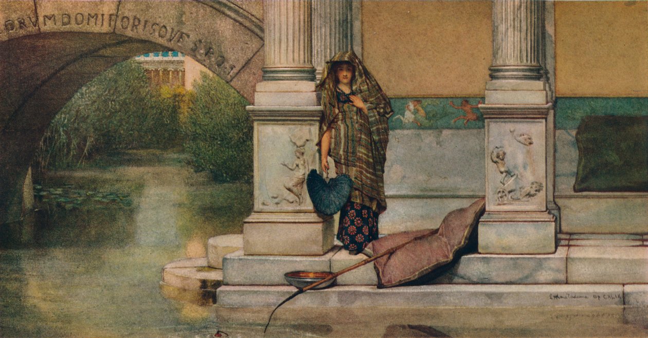 Pescaria, 1875 de Lawrence Alma Tadema