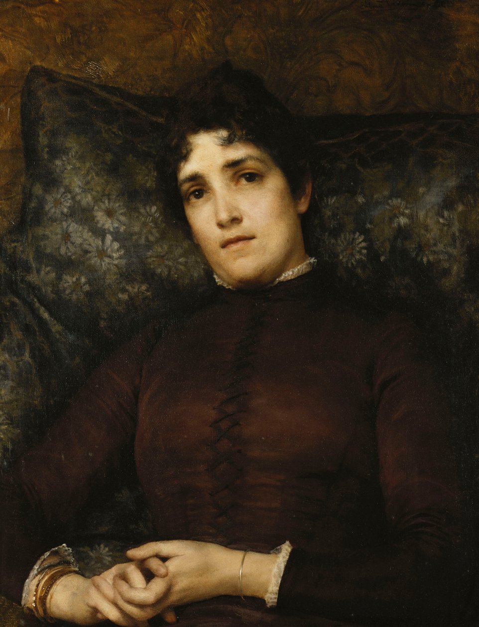 Retrato da Sra. Frank D. Millet, 1886 de Lawrence Alma Tadema
