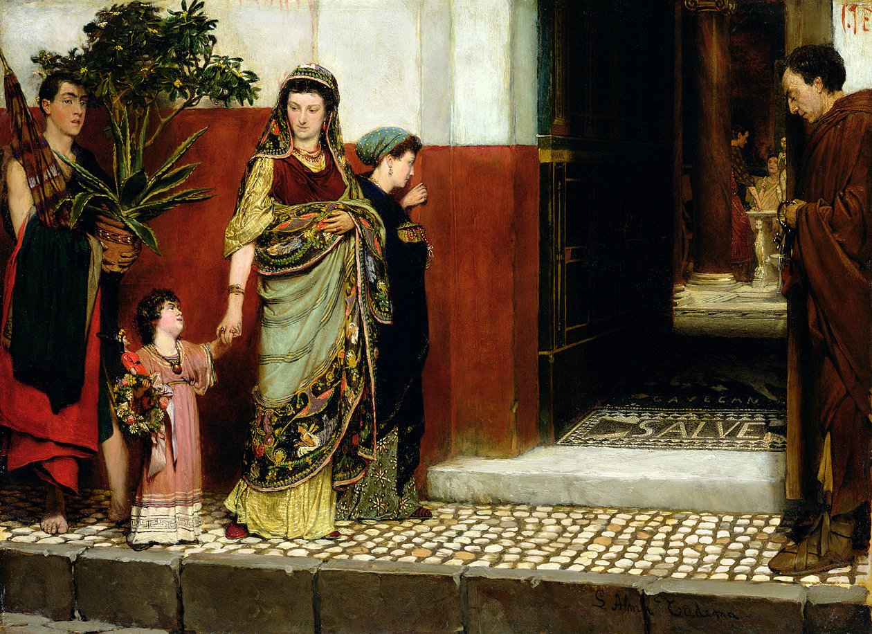 Regresso do Mercado de Lawrence Alma Tadema