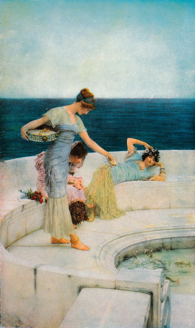 Favoritos em prata, c1903, 1918 de Lawrence Alma Tadema