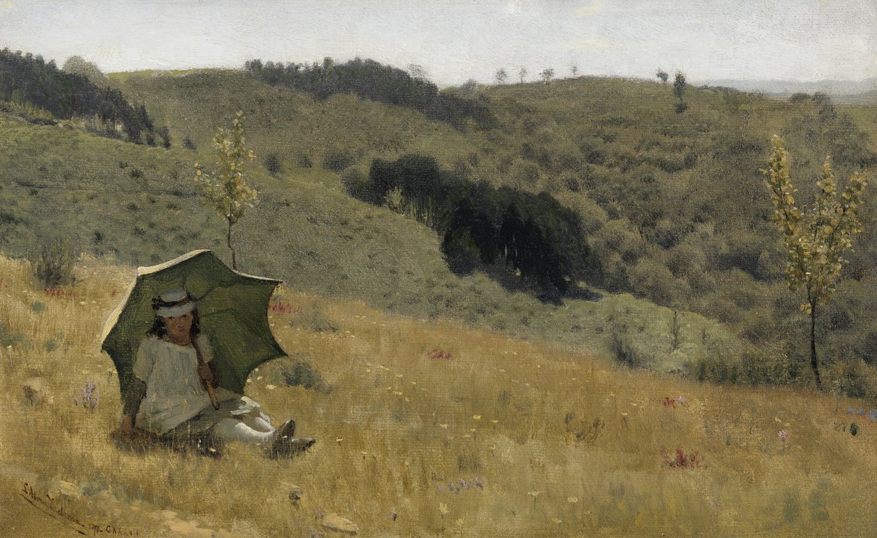 Dias ensolarados, 1874 óleo sobre tela de Lawrence Alma Tadema