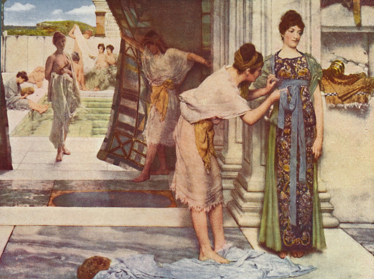 O Frigidarium, 1890. de Lawrence Alma Tadema