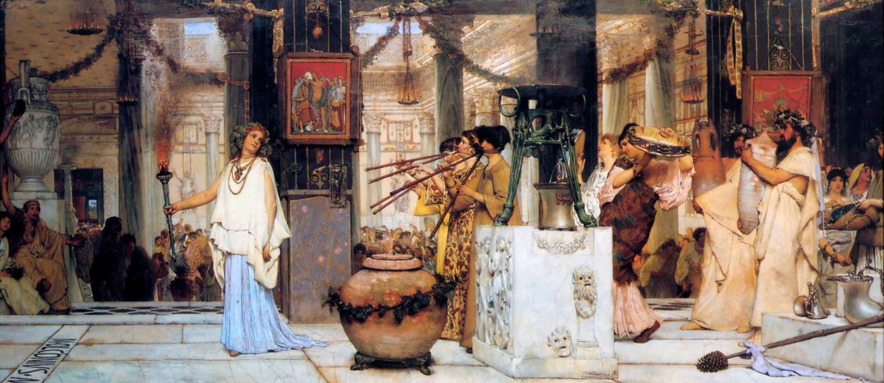 O Festival das Vindimas de Lawrence Alma Tadema