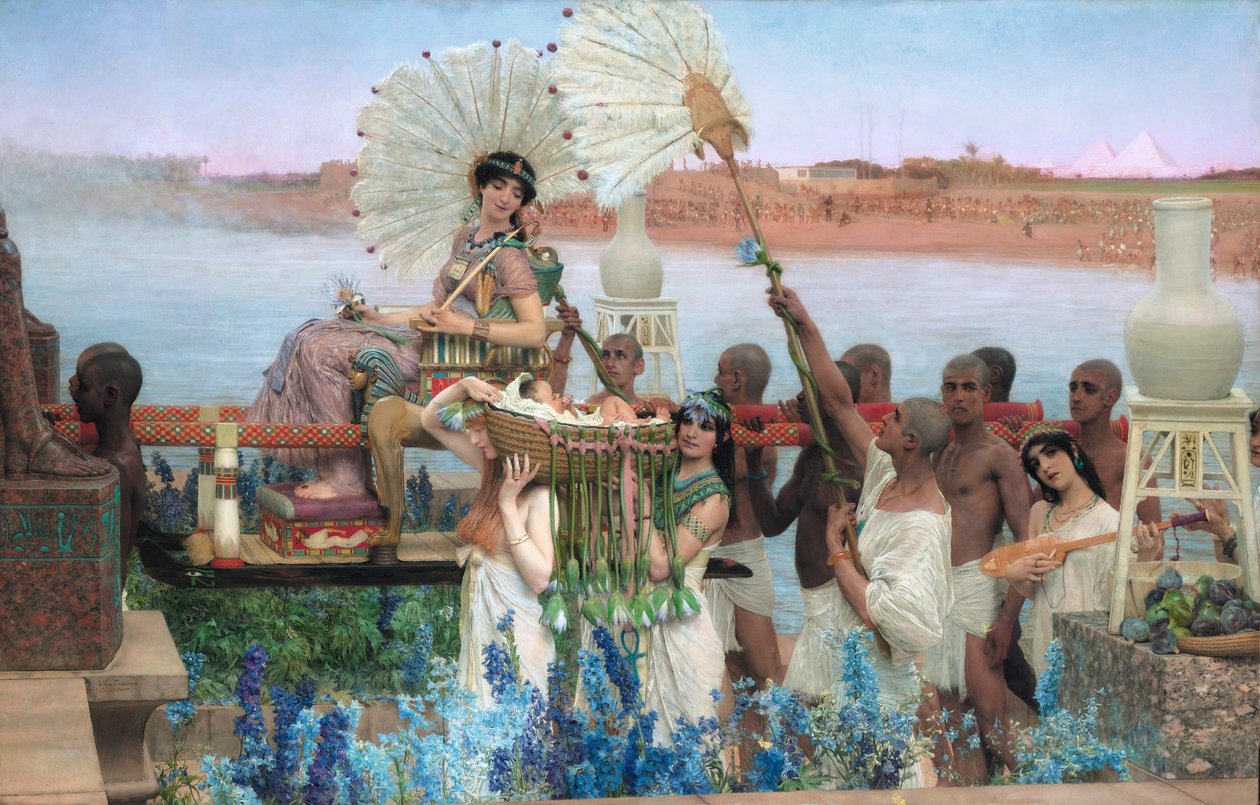 A descoberta de Moisés de Lawrence Alma Tadema