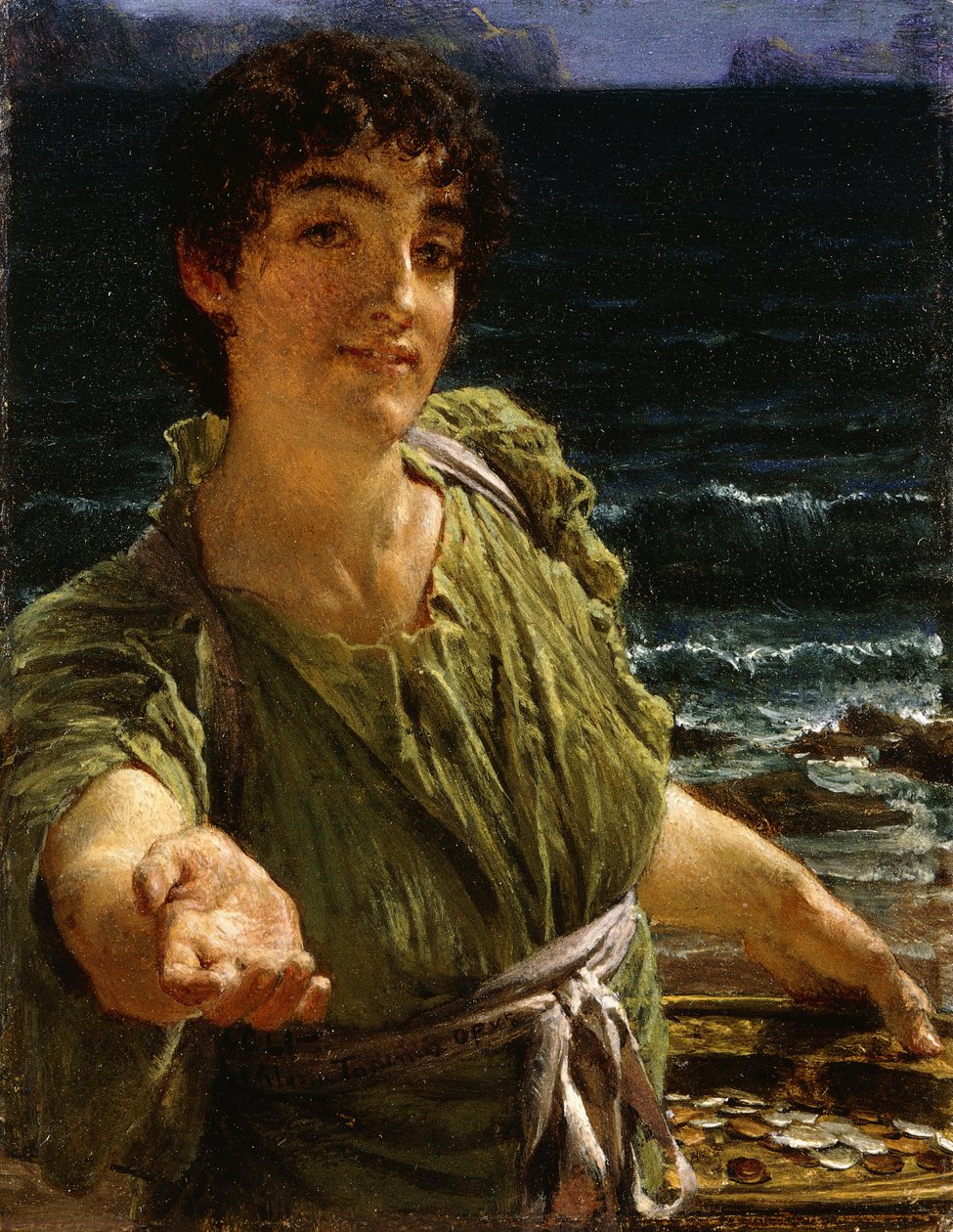Uma carinha, 1883 de Lawrence Alma Tadema