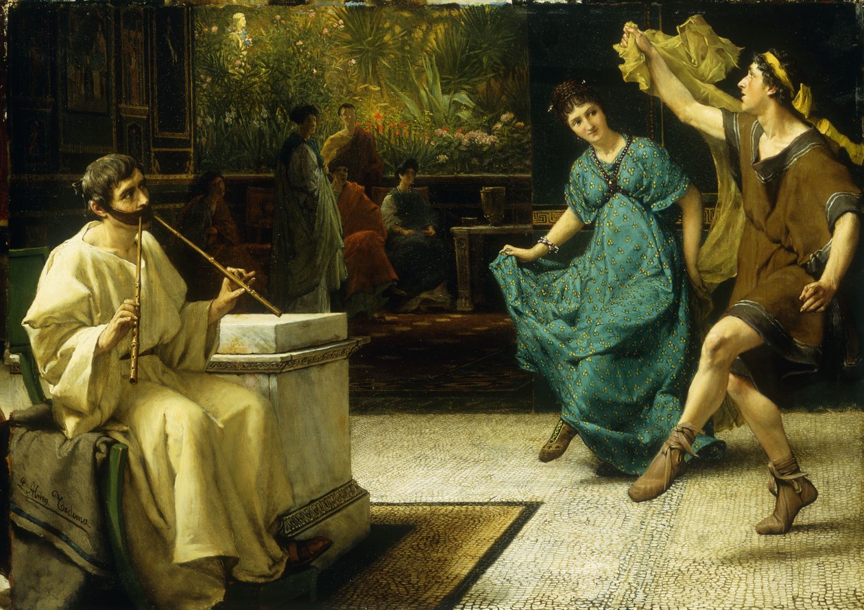 Uma entrada para o Teatro Romano, de Lawrence Alma Tadema