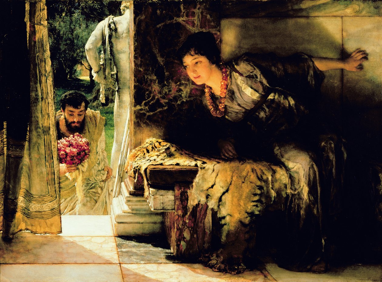 Passos de boas-vindas de Lawrence Alma Tadema